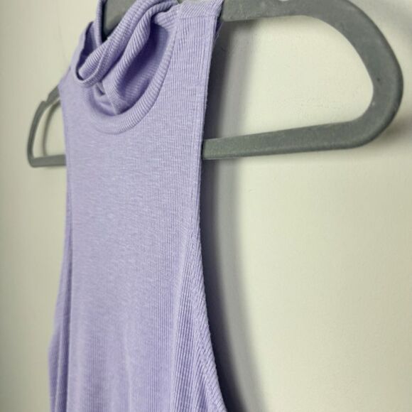 FREE PEOPLE INTIMATELY | Topanga Sleeveless Turtleneck Lavender Women’s Size XS - Picture 4 of 9